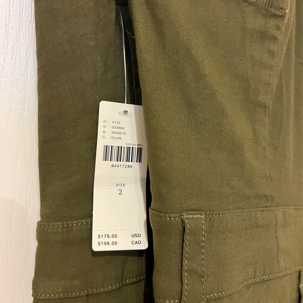 NWT Anthropologie The Naomi Workwear Jumpsuit by Maeve Olive Sz 2 - Picture 7 of 8